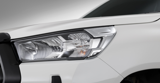 Headlamp Garnish Halogen, Chrome