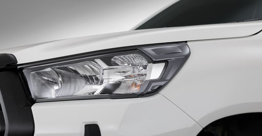 Headlamp Garnish Halogen, Dark Grey