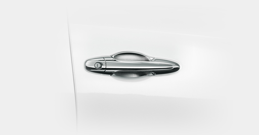 Chrome Door Handle Cup