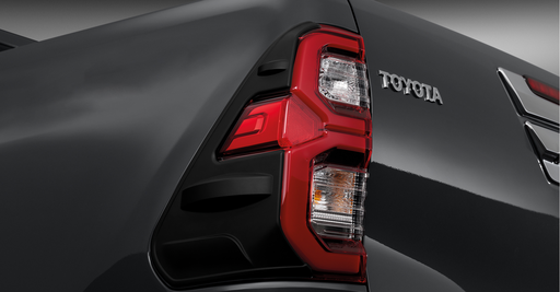 Rear Lamp Garnish LED, Matte Black