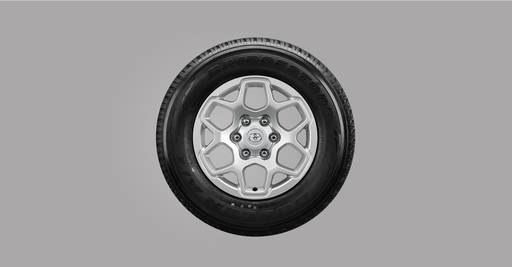 [Service Part Center Cap: 4260B-0K120] Alloy Wheel 17", Silver