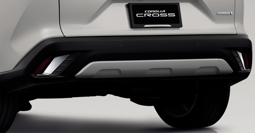 Rear Bumper Garnish, Silver