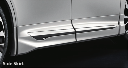 Side Skirt White / Black